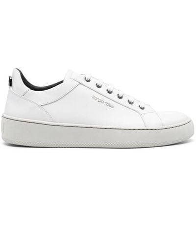 Sergio Rossi Sr Addict Signature Sneakers - White