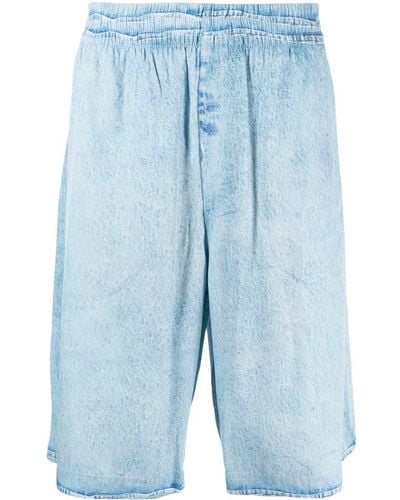 DIESEL Jeans-Shorts mit geradem Bein - Blau