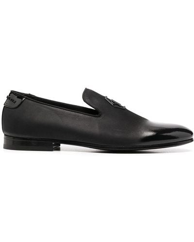 Philipp Plein Moccasin Crystal Loafers - Black