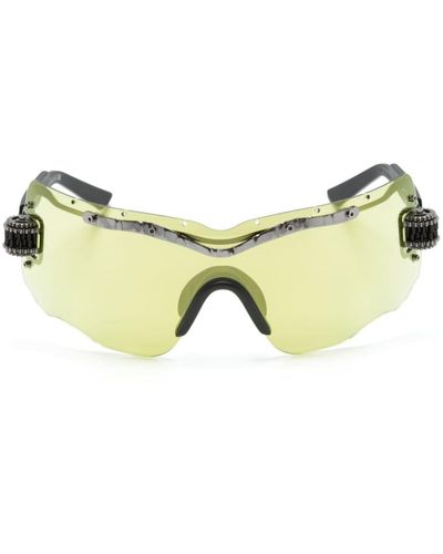 Kuboraum E15 Oversize-frame Sunglasses - Yellow