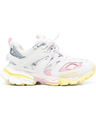 Balenciaga Track Panelled Chunky Trainers - White