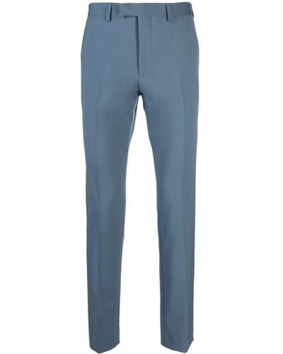 Sandro Tailored Virgin-wool Pants - Blue