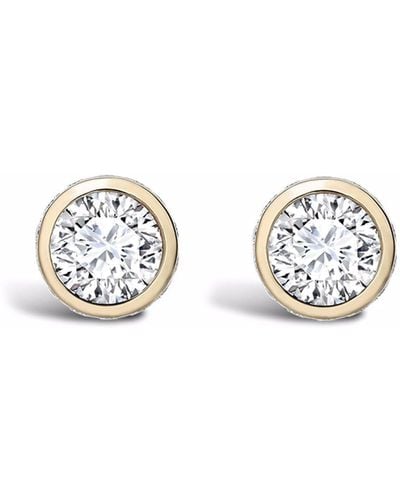 Pragnell 18kt yellow gold Sundance diamond stud earrings - Mettallic