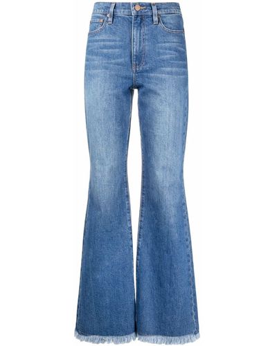 Alice + Olivia High-rise Flared Jeans - Blue