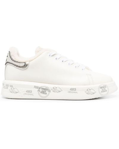 Premiata Belle Leather Sneakers - White
