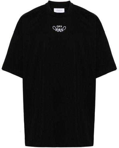Off-White c/o Virgil Abloh Arrows T-Shirt mit Bandana-Print - Schwarz