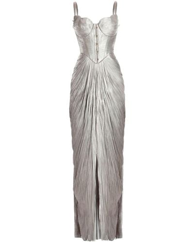 Maria Lucia Hohan -tone Noemie Silk Gown - Grey