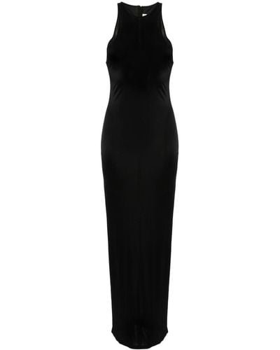 Saint Laurent Sleeveless Maxi Dress - Black