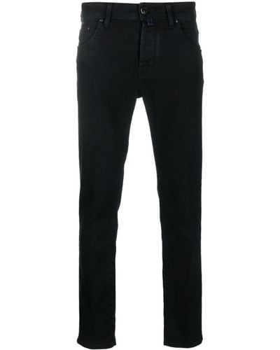 Jacob Cohen Mid-rise Straight-leg Jeans - Black
