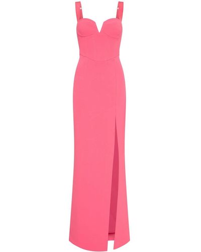 Rebecca Vallance Marie Crepe Gown - Pink