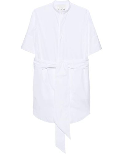 Sa Su Phi Daria poplin shirt dress - Blanc