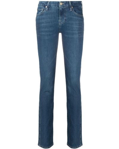 7 For All Mankind Kimmie Straight-leg Jeans - Blue