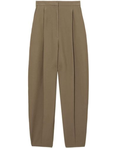Khaite Pantalones ajustados con pinzas - Neutro