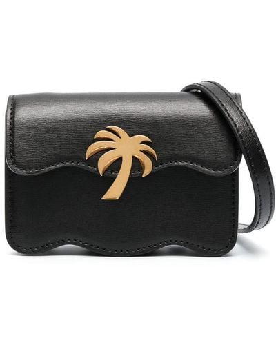 Palm Angels Bag Black Gold Mini