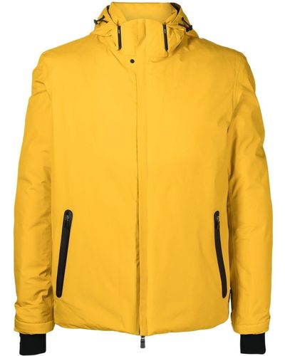 Herno Padded Drawstring-hooded Jacket - Yellow