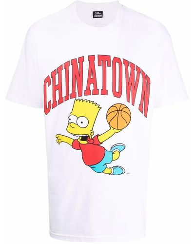 Market T-shirt Chinatown x The Simpsons - Bianco