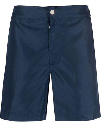 Zilli Logo-embroidered Swimming Shorts - Blue