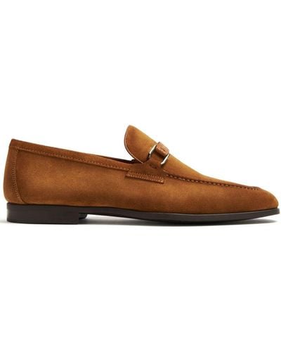 Magnanni Dinos Suede Loafers - Brown