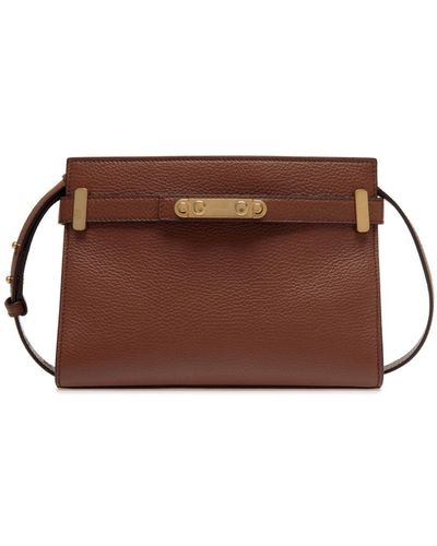 Bally Carriage Leather Crossbody Bag - Brown