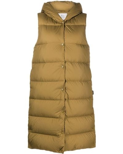 Woolrich Quilted Padded Gilet - Natural
