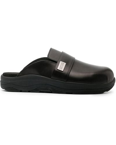 Tom Wood X Suicoke Leather Sandals - Black