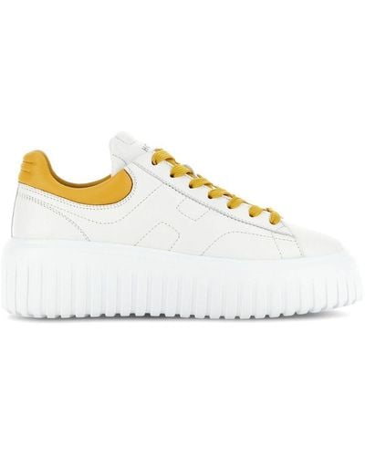 Hogan Sneakers mit Plateausohle - Weiß