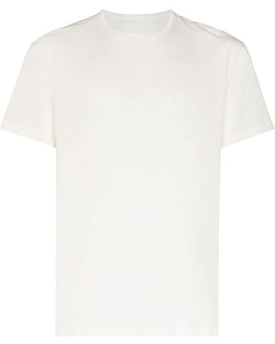 Maison Margiela Besticktes Jersey-T-Shirt - Weiß