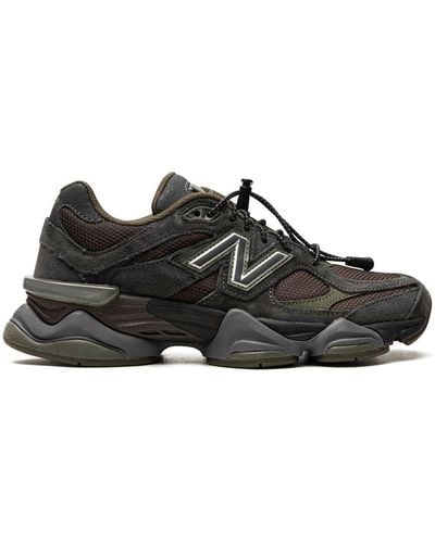 New Balance 9060 Blacktop/Dark Moss/Black Sneakers - Schwarz