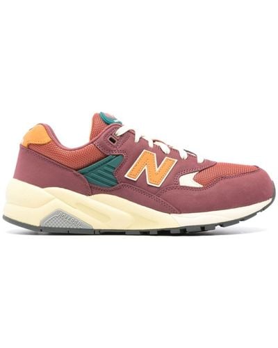 New Balance 580 Panelled Trainers - Pink