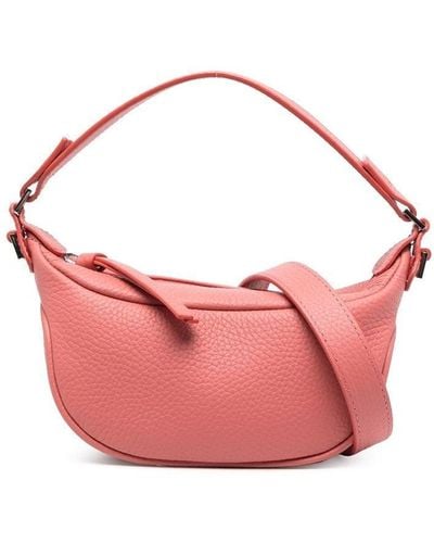BY FAR Pebbled-texture Tote Bag - Pink
