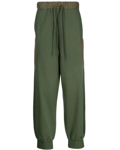 FIVE CM Drop-crotch Trousers - Green