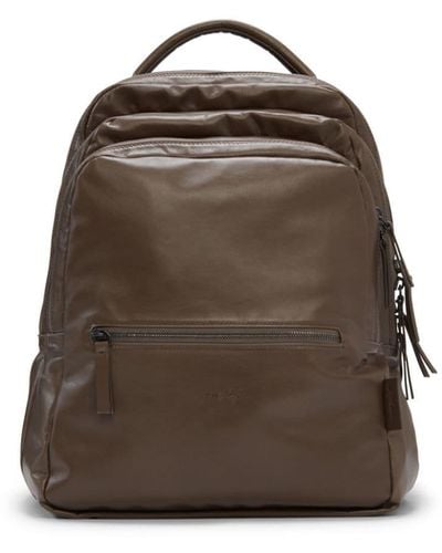Marsèll Triparto Leather Backpack - Brown