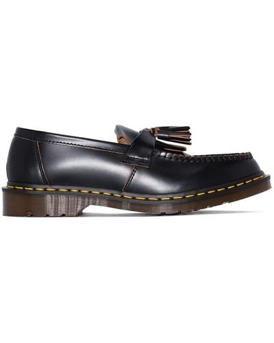 Dr. Martens Mie Vintage Tassled Leather Loafers - Black
