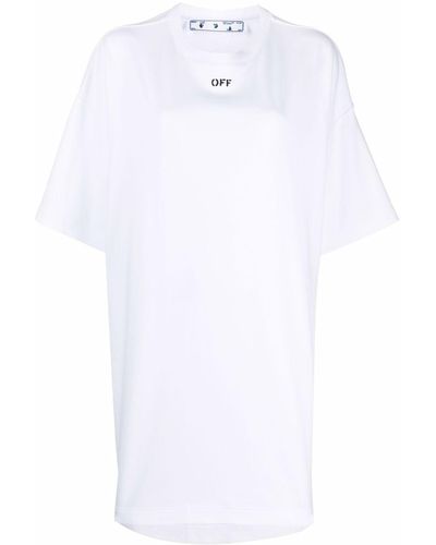 Off-White c/o Virgil Abloh T-Shirt mit Logo-Print - Weiß
