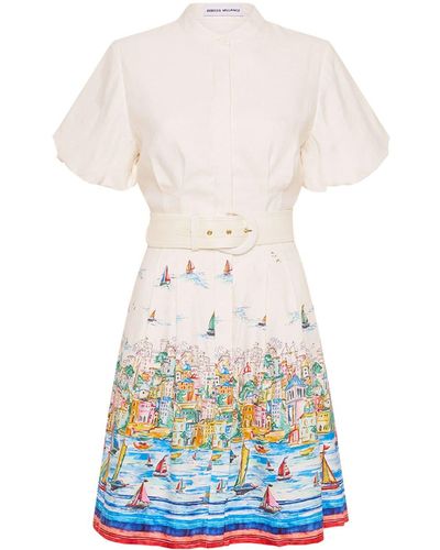 Rebecca Vallance Mini-jurk Met Ceintuur - Wit