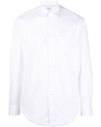Brunello Cucinelli ポケット シャツ - ホワイト