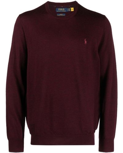 Polo Ralph Lauren Pullover mit Polo Pony - Rot