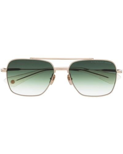Dita Eyewear Square-frame Straight-arm Sunglasses - Green