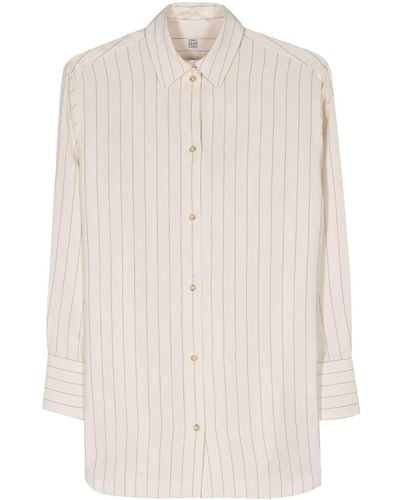 Totême Pinstriped Shirt - White