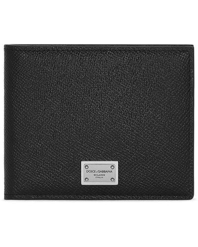 Dolce & Gabbana Wallet With Logo - Black