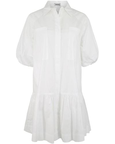 Jonathan Simkhai Crissy Poplin Minidress - White