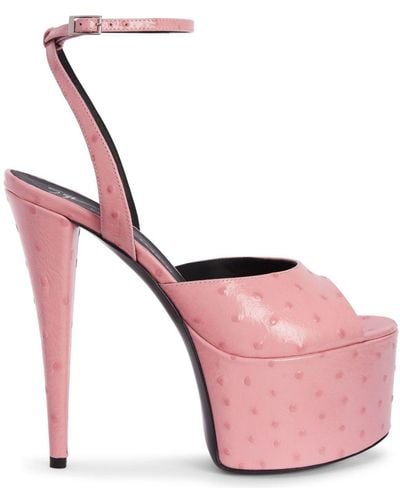 Giuseppe Zanotti Gz Aida 150mm Platform Sandals - Pink