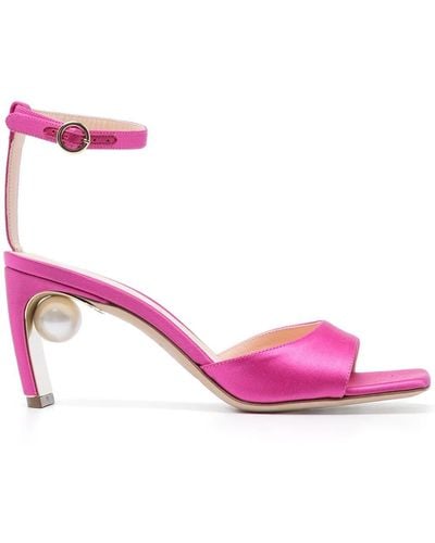 Nicholas Kirkwood Maeva 70mm Sandals - Pink