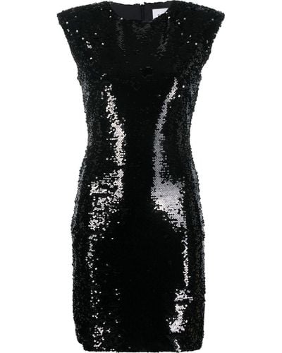 Philipp Plein Sequin-embellished Sleeveless Dress - Black