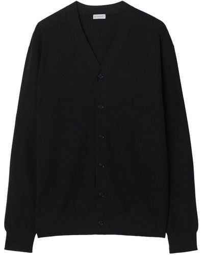 Burberry Vest Met V-hals - Zwart