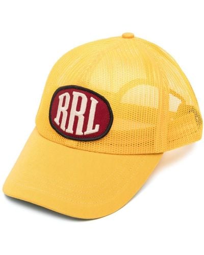 Ralph Lauren Logo-appliqué Mesh Cap - Yellow
