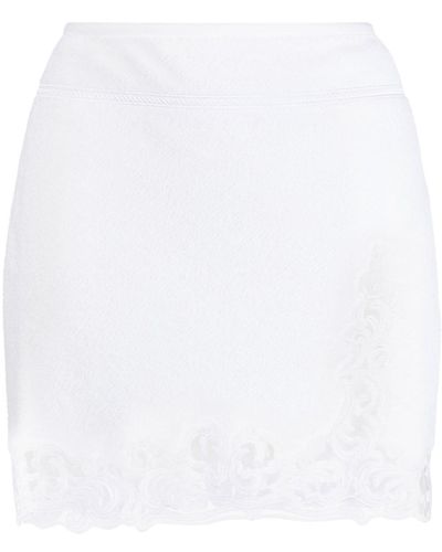 Alexander Wang Corded-lace High-waist Skirt - White