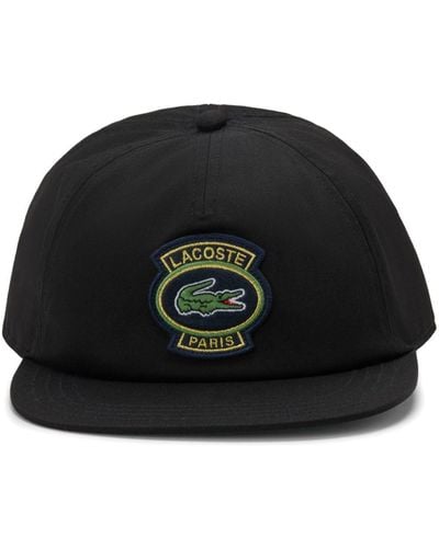 Lacoste Cappello da baseball con applicazione - Nero