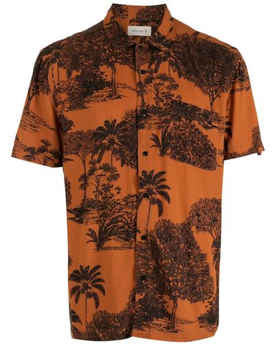 Osklen Toile Tree Shirt - Orange