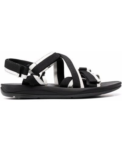 Camper Match Touch-strap Sandals - Black